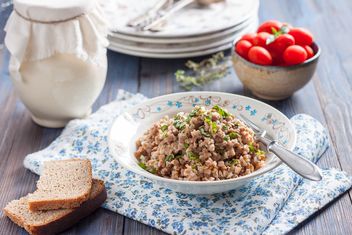 combien faire cuire le sarrasin avec de la viande hachée