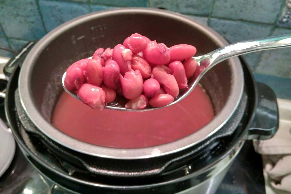 haricots bouillis