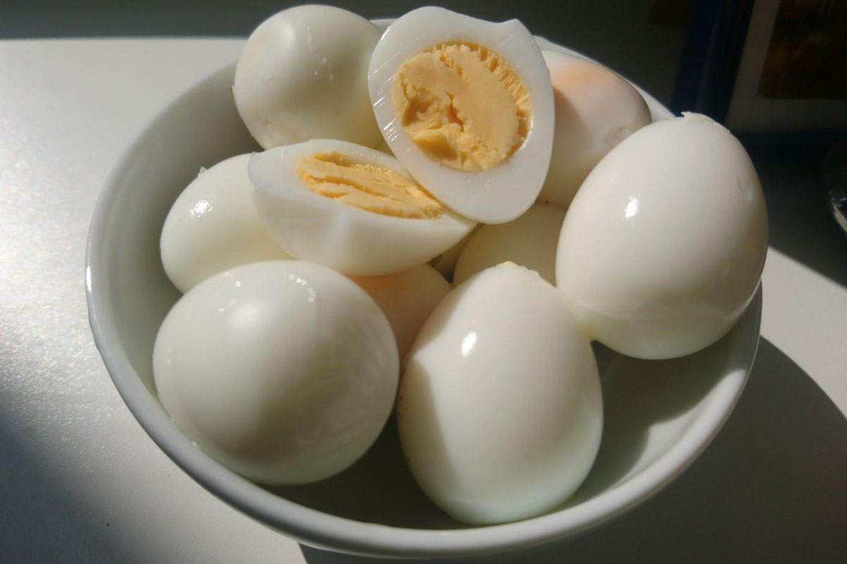 oeufs de caille bouillis