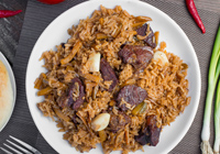 si le riz n'est pas cuit dans du pilaf /
