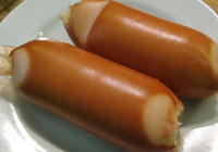 saucisses éclatent