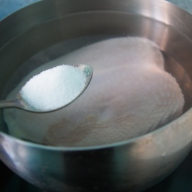 Salz Hühnerbrust