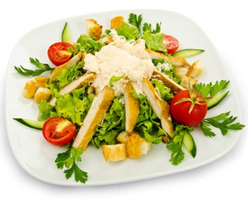 wie viel Huhn für Caesar Salat zu kochen