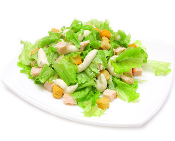 wie viel Huhn für Salate zu kochen