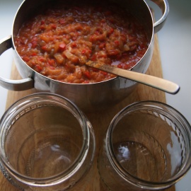 le caviar d'aubergine est prêt