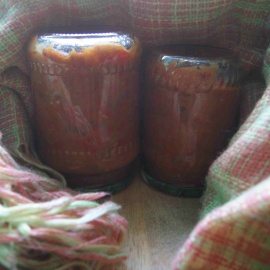 caviar d'aubergine frais pour le stockage