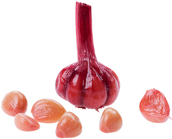 wie man Knoblauch mit Kochen mariniert