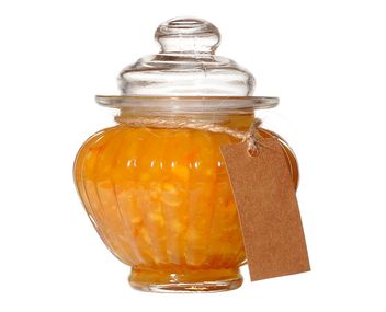gotowanie dżemu bananowego i pomarańczowego
