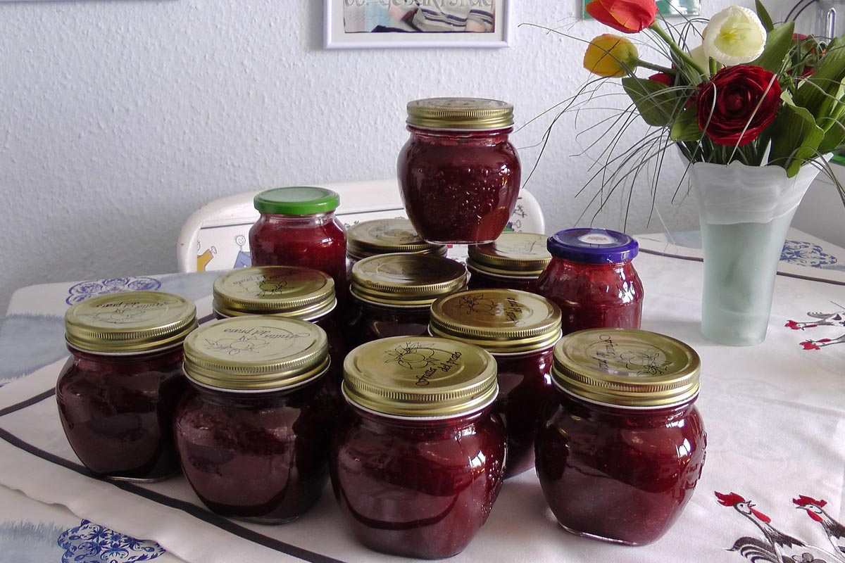 confiture de fraise fraises dans leur jus