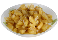 gekochte Äpfel