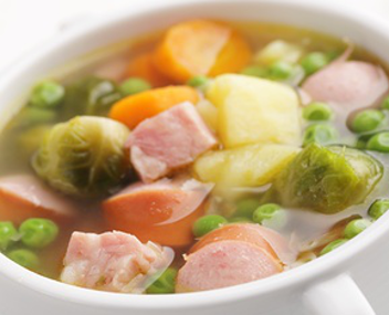 comment faire cuire la soupe aux saucisses