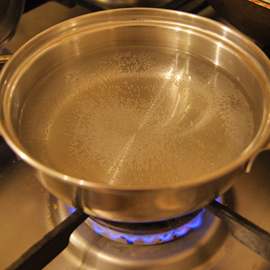 Agua de fuego para mejillones