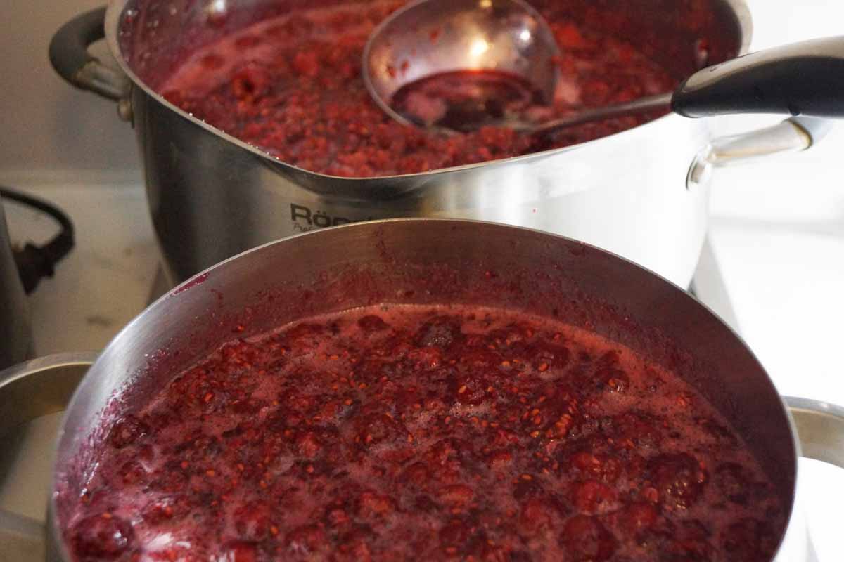 Marmelade in Flammen